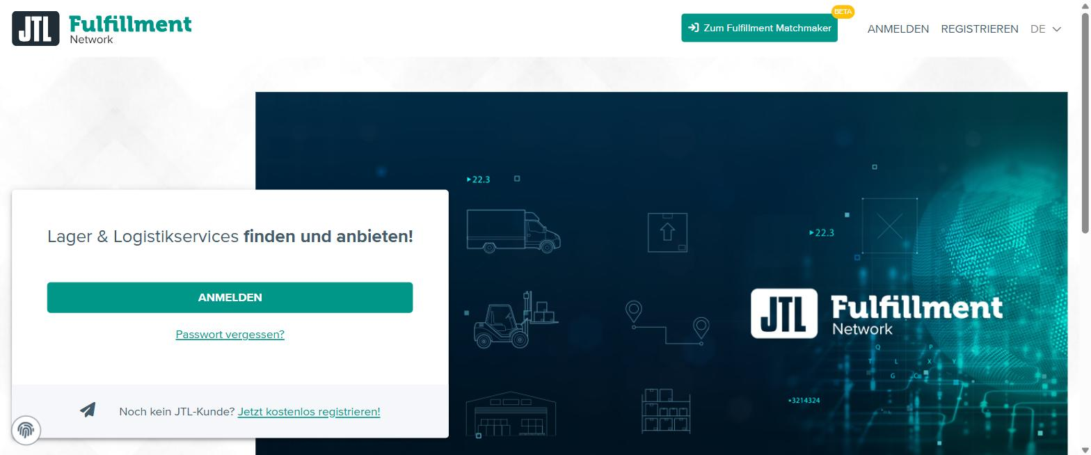 JTL Fulfillment Network portal login