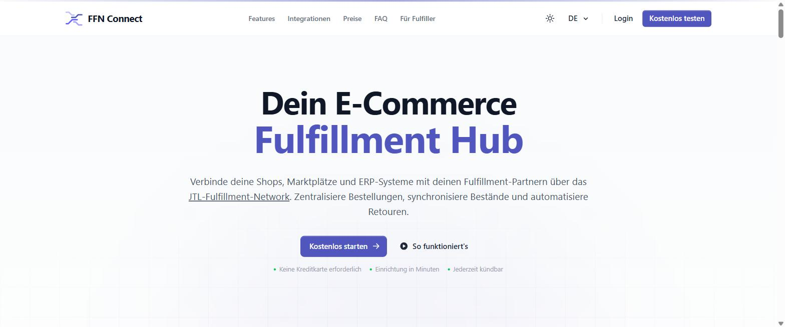 FFN Connect website